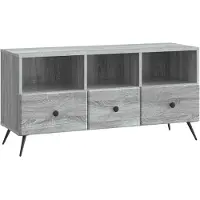 vidaXL TV Kast met lade Grijs sonoma 102 x 34,5 x 50 cm Bewerkt hout