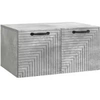 vidaXL Wandmontage TV-kast Betongrijs 59,5 x 41 x 30 cm Bewerkt hout