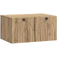 vidaXL Wandmontage TV-kast 59,5 x 41 x 30 cm Artisanaal eiken