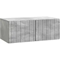 vidaXL Wandmontage TV-kast 78,5 x 41 x 30 cm Betongrijs Bewerkt hout