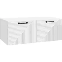 vidaXL Wandmontage TV-kast Hoogglans Wit 78,5 x 41 x 30 cm