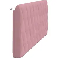 vidaXL Hoofdbordkussen 200 cm fluweel roze