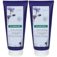 Klorane BIO Ontgelende Duizendguldenkruid Conditioner Neutraliseert | Geeft glans | Grijs | blond of wit haar 2x200 ml Conditioner