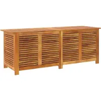 vidaXL Tuinbox met jaloezieën 150x50x56 cm massief acaciahout