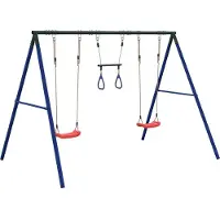 vidaXL Schommelset met schommels en trapeze