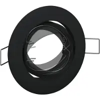 vidaXL Spotje 24 st Zwart 9 x 9 x 2.5 cm Metaal