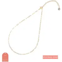 Go Dutch Label Collier Small Chain Link Goudkleurig