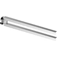 Keuco Edition 90 Handdoekhouder 2-armig 45 cm – draaibaar – verchroomd metaal – zonder boren