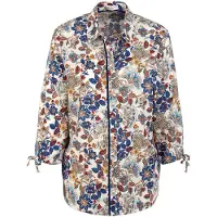 Goldner Blouse gemengde kleuren