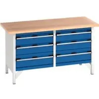 Bott Werkbank met kast cubio KW-1578-2.5