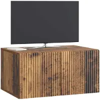 vidaXL Wandmontage TV-kast 59,5 x 41 x 30 cm Oud hout Bewerkt hout