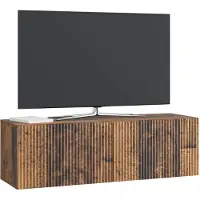 vidaXL Wandmontage TV-kast 98 x 31 x 30 cm Oud hout Bewerkt hout