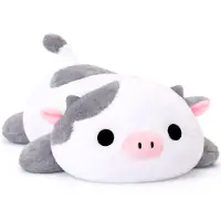 Adel Verzwaringsknuffel Koe 2 kg – Zachte Verzwaarde Knuffel / Weighted Stuffed Animal – Verzwaringskussen Kind & Volwassenen – Rustgevend Knuffeldier