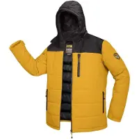 Atlas For Men - Lange gewatteerde jas met afneembare capuchon Sunny Winter - Heren - Verkrijgbaar in grote maten - XL