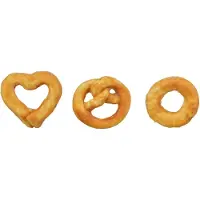Trixie mini mix pretzel/hart/ring met collageen - 6 cm 20 gr 90 st - Hondensnack