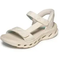 SKECHERS Go Walk Glide-Step 2.0 Sandalen beige Maat 42