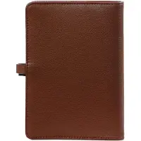 Kalpa 1111-02 hervulbare Personal Ringband Organizer Hazelnoot bruin 1 week per 2 paginas 2026-2027-2028
