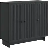 vidaXL Dressoir Zwart 89 x 34,5 x 80 cm Bewerkt hout