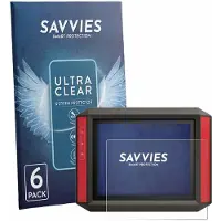 Savvies - Screenprotector voor Müller Elektronik TRACK‑Guide III - Folie Beschermfolie transparant 6 Stuks