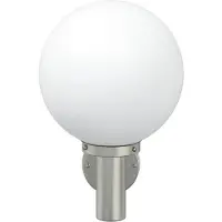 vidaXL Buitenwandlamp 2 st Zilver 28 x 25 x 38 cm RVS en plastic
