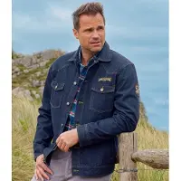 Atlas For Men - Spijkerjack Eagle Canyon - Heren - Verkrijgbaar in grote maten - 5XL