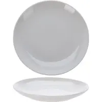 Cookinglife Dinerbord Porselein Ø 27 cm - 4 Stuks - Strak Modern Bord Wit