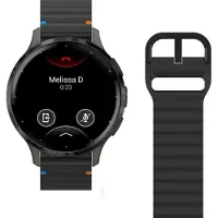 Just in Case ActiveFlex armband voor Garmin Venu 3S/4 (41mm), zwart