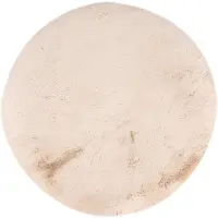 Muratap Heaven fluffy soft vloerkleed hoogpolig effen tapijt - 160 cm rond