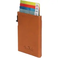 Tony Perotti Furbo Leren RFID Pasjeshouder Slim met buitenvak - Honing