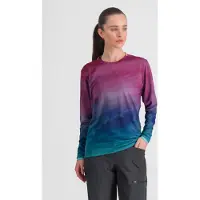 Sportful Flow Giara Damestrui Lange Mouw Blauw/Roze M