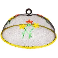 C&T Voedselkap D35cm Deco Three Flowers