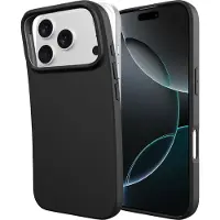 Just in Case Zero Soft beschermhoes voor iPhone 17 Pro, zwart