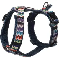 Flamingo Hond Harnas Y-vorm Nusa Penida Blauw S 34-62cm 44-60cm 20mm