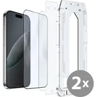 Just in Case screenprotector geschikt voor iPhone Air - Screenprotector met Applicator - 2 Stuks