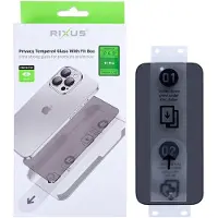 Rixus Privacy Tempered Glass With Fit Box For Apple iPhone 17 Pro