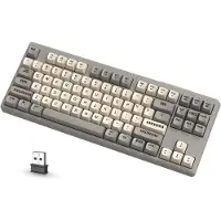 Core Mechanical Keyboard - Mechanisch Toetsenbord - Mechanische Toetsenbord - Bluetooth /2,4 Ghz - Bruin - 39cm x 17cm x 5cm