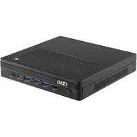 MSI PRO DP10 A14MG-003BEU PC's/werkstation Intel Pentium Gold G7400 1,1L maat pc Mini PC barebone Zwart