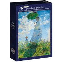 Blue Bird Claude Monet - Woman with a Parasol - Madame Monet and Her Son Puzzel 1000 Stukjes