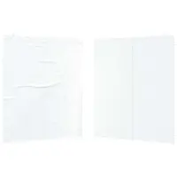 vidaXL Party Tent Zijwand 2 st 200 x 195 cm Wit PE en staal