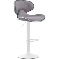 CLP Las Vegas Barkruk - Stof wit/licht grijs