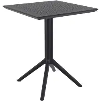 CLP Opvouwbare tafel Sky square 60, vierkant - zwart