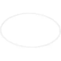 CLP Vloerbescherming Ring 38 cm wit