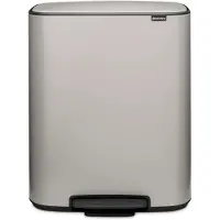 Brabantia Bo Prullenbak 60 Liter Soft Grey
