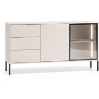 Selsey Barnee – Dressoir 2-deurs, 2 lades, Kasjmier, 160 cm