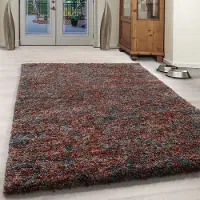 Muratap Rainbow soft shaggy hoogpolig vloerkleed terra- 160x230 cm