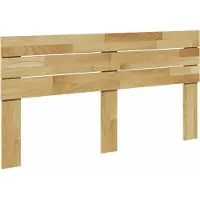 vidaXL Hoofdbord 140 cm massief eikenhout