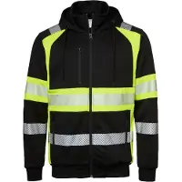 Top Swede : 603 Sweat, Maat XS Zwart/Geel
