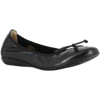 Wonders Dames Ballerina's van Leer Bo 12 Zwart (40), Plat, Geen, Casual A-61112_3465_5792