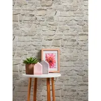 AS-Creation HORNBACH Vliesbehang 36370-3 Vliesfashion 2 steenoptiek beige