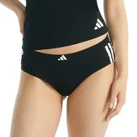 Adidas - HIPSTER - Sport Active Essentials Cotton 3 Stripes - Slips Vrouwen - zwart